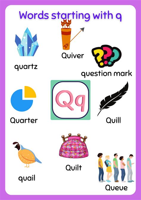 words that start with the letter q.